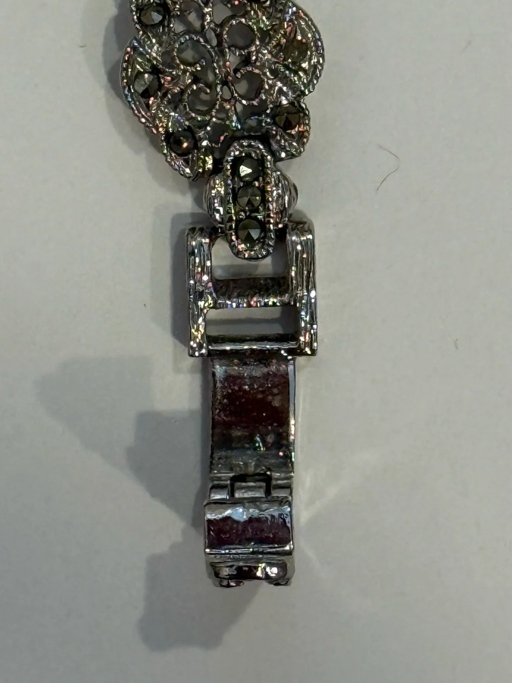 Vintage Marcasite Quartz Watch